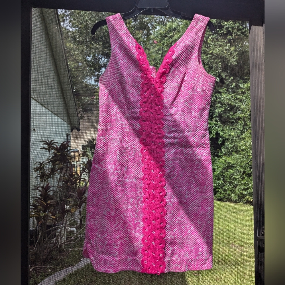 NWOT Lilly Pulitzer for Target Hot Pink Size 6 Dress